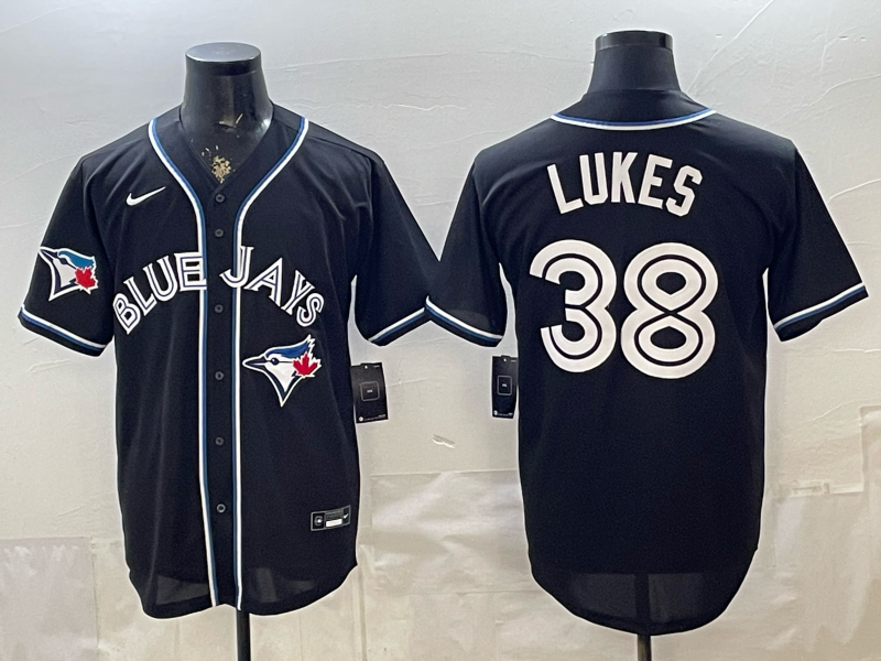 Men 2026 Toronto Blue Jays #38 Lukes black Game Nike MLB Jersey 0527003